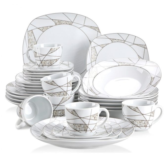 30 Piece Dinnerware Set, Service for 6