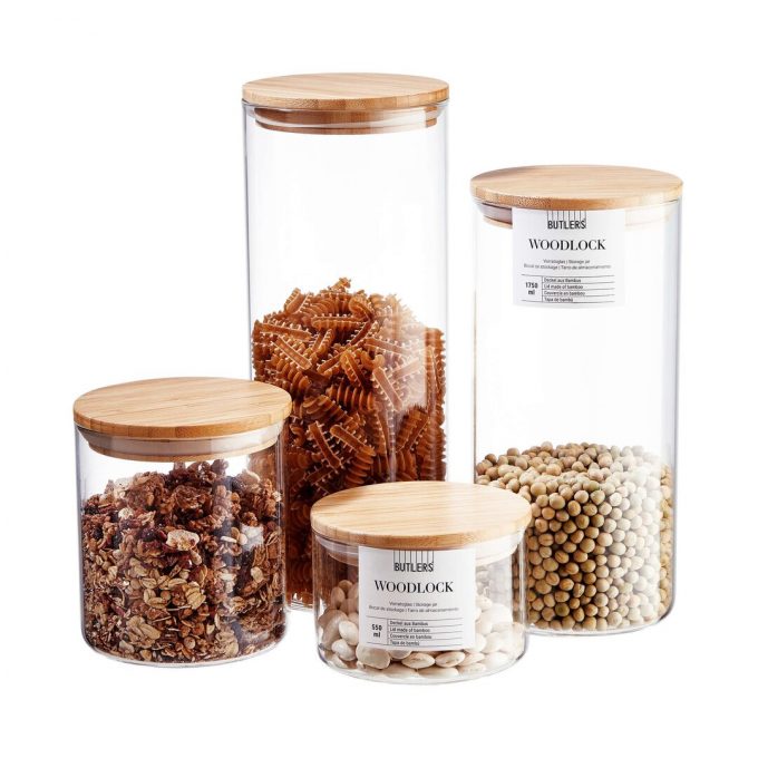 4 Piece Kitchen Canister Set