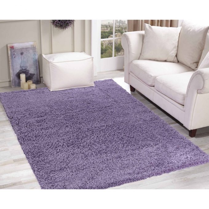 Dewey Shaggy Lilac Area Rug