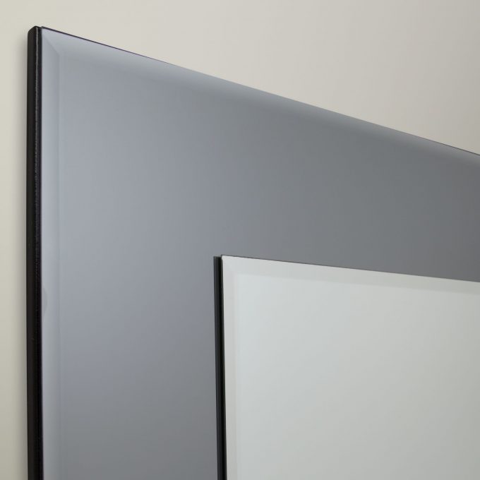 John Lewis & Partners Marietta Wall Mirror, Smoke, 101 x 75cm