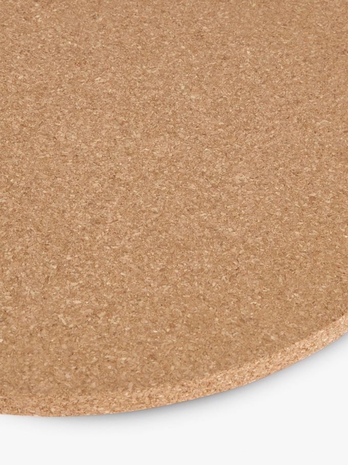 John Lewis & Partners Round Cork Placemats, Set of 4, Natural