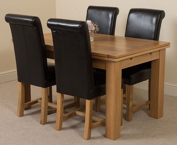 Kenia Dining Set with 4 Chairs