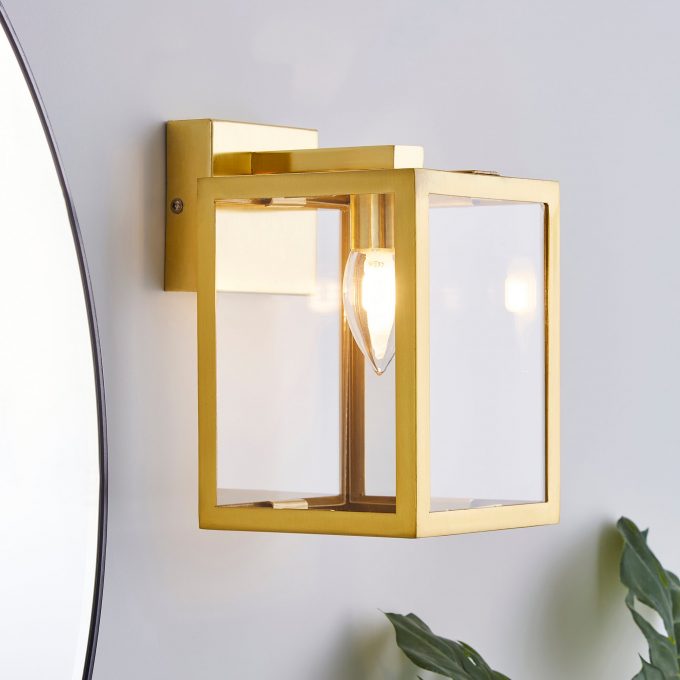 London Bathroom Wall Light Gold