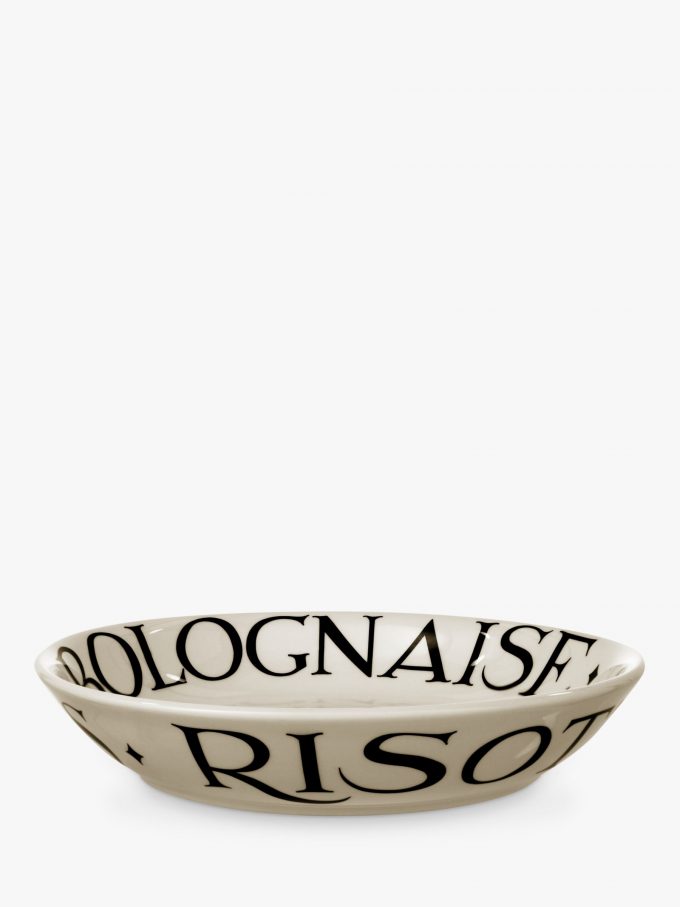 Emma Bridgewater Black Toast Pasta Bowl, Natural, 23.5cm