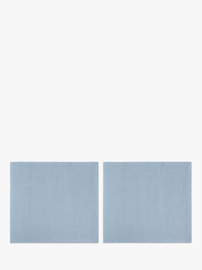 John Lewis GOTS Organic Linen Napkins, Set of 2