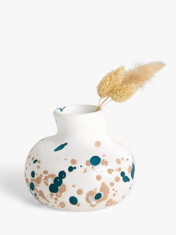 John Lewis Splash Picolina Vase, H8cm, Multi