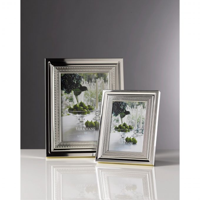 Vera Wang for Wedgwood With Love Photo Frame, Silver