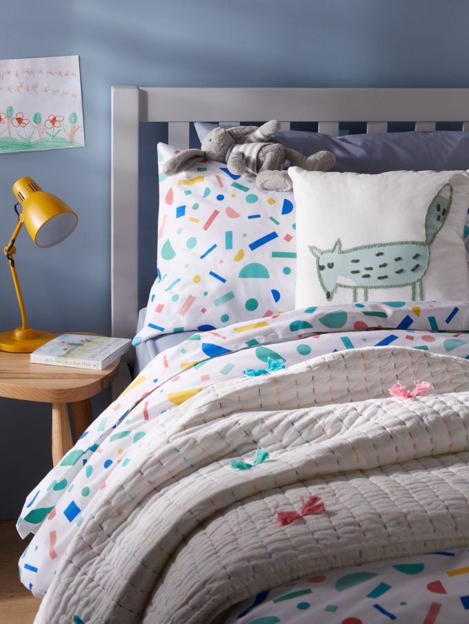 little home at John Lewis Pom Pom Quilt, Multi