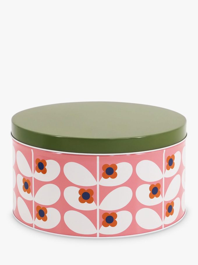 Orla Kiely Flower Print Round Cake Tins, Set of 3, Assorted