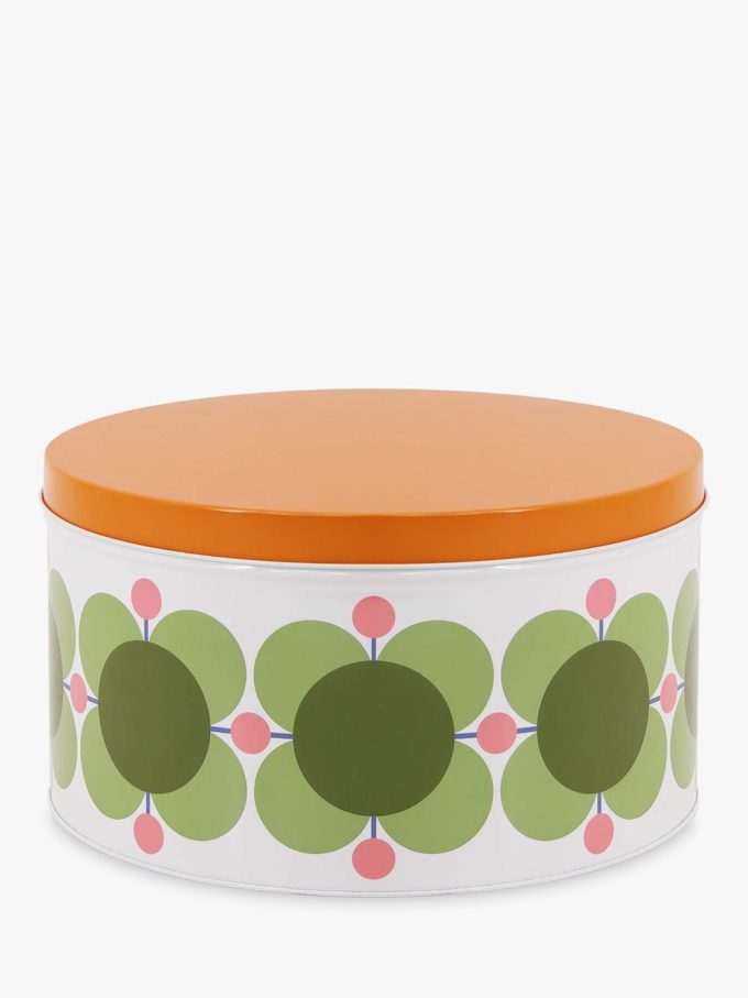 Orla Kiely Flower Print Round Cake Tins, Set of 3, Assorted