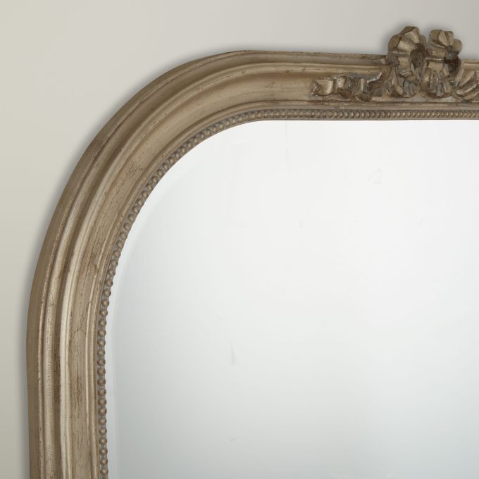 Overmantle Bow Mirror, Gold, 95 x 106cm