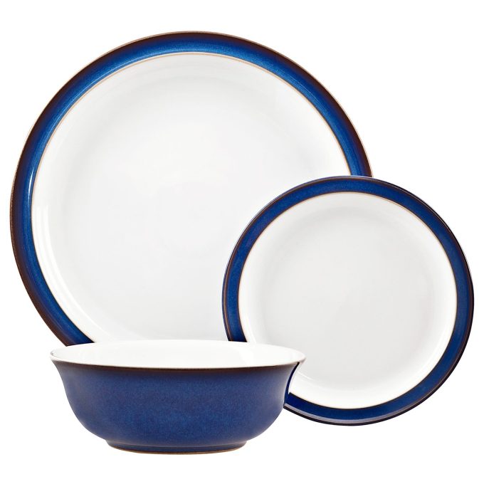 Denby Imperial Blue Dinnerware Set, 12 Piece