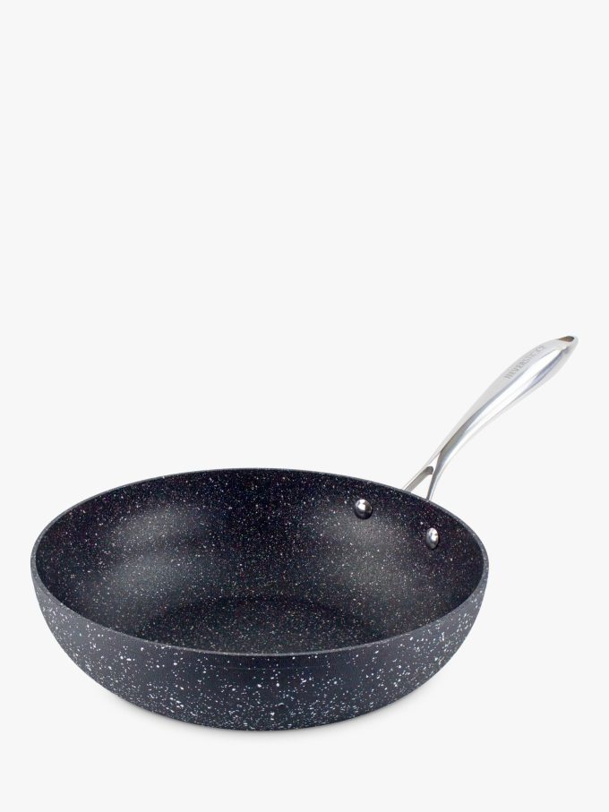 Eaziglide Neverstick2 Aluminium Non-Stick Open Wok, 28cm