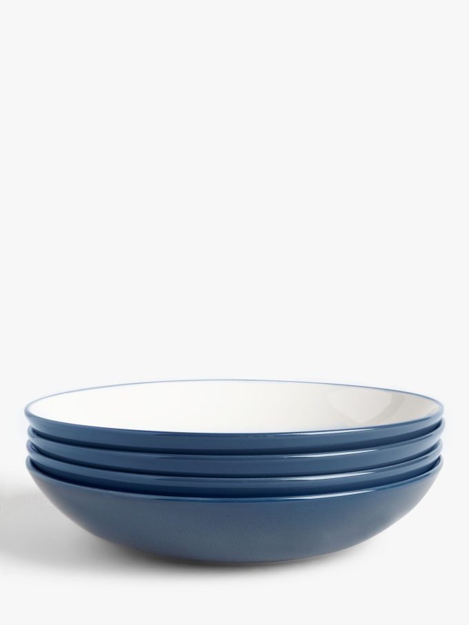 John Lewis ANYDAY Stoneware Pasta Bowls, Set of 4, 23cm