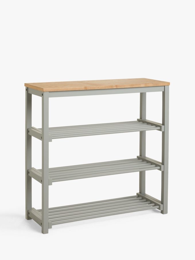 John Lewis Modern Country 4 Tier Shoe Rack