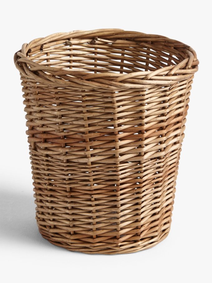 John Lewis Modern Country Wicker Waste Paper Bin