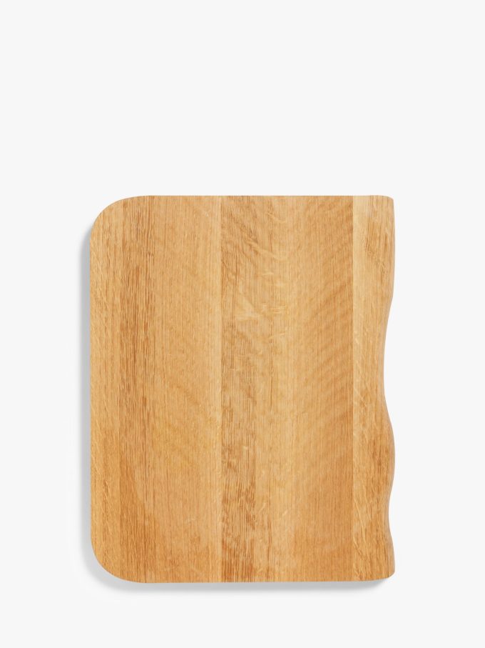 John Lewis Wavy Chopping Board, FSC-Certified (Oak Wood), 35cm, Natural