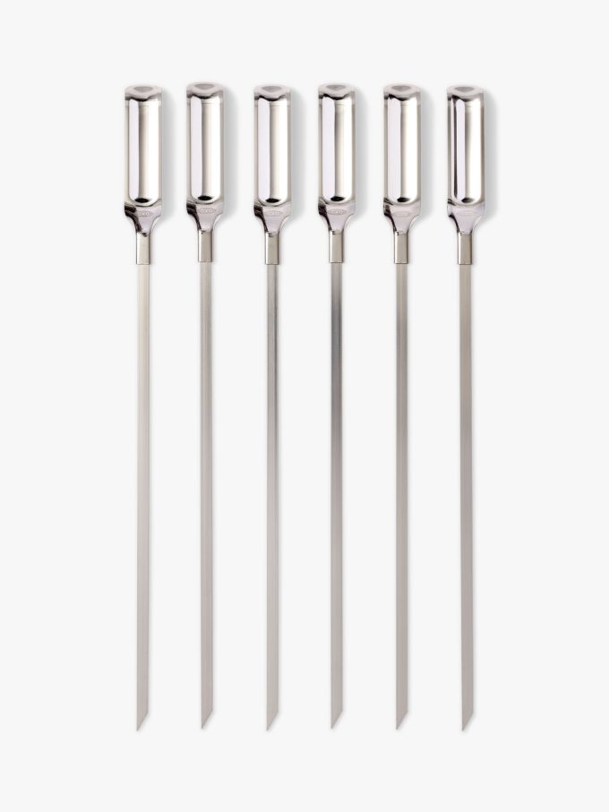 OXO Good Grips Stainless Steel BBQ Skewers, Pack of 6