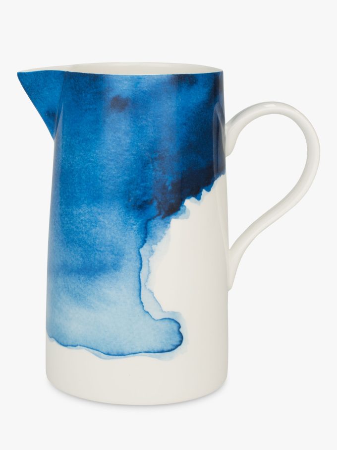 Rick Stein Coves of Cornwall Harlyn Bay Jug, Blue/White, 2L