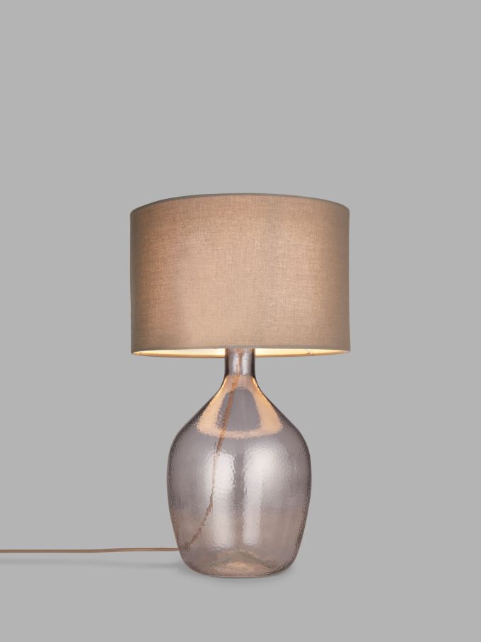 John Lewis Textured Glass Table Lamp