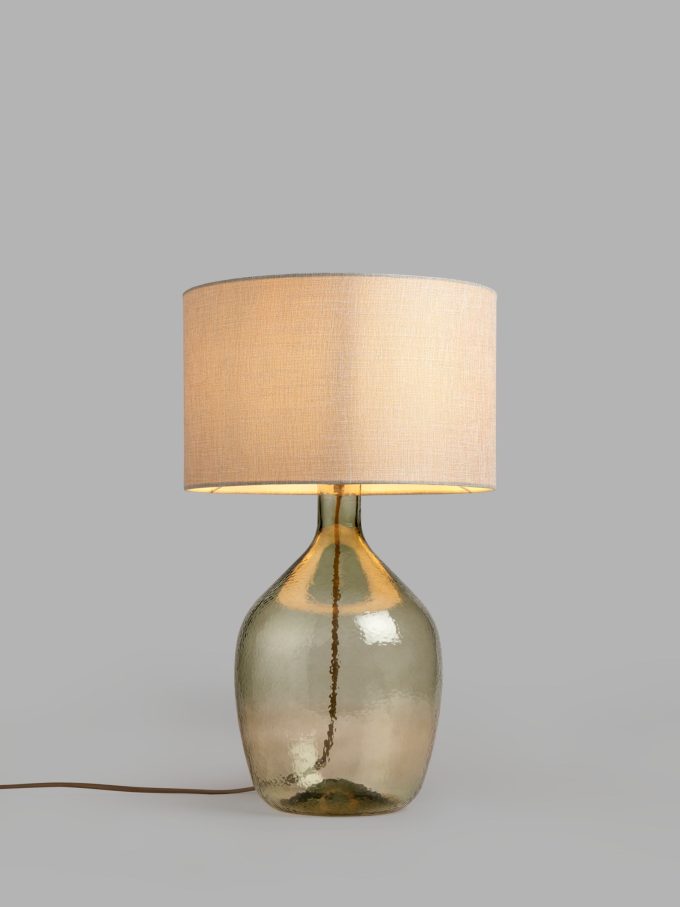 John Lewis Textured Glass Table Lamp