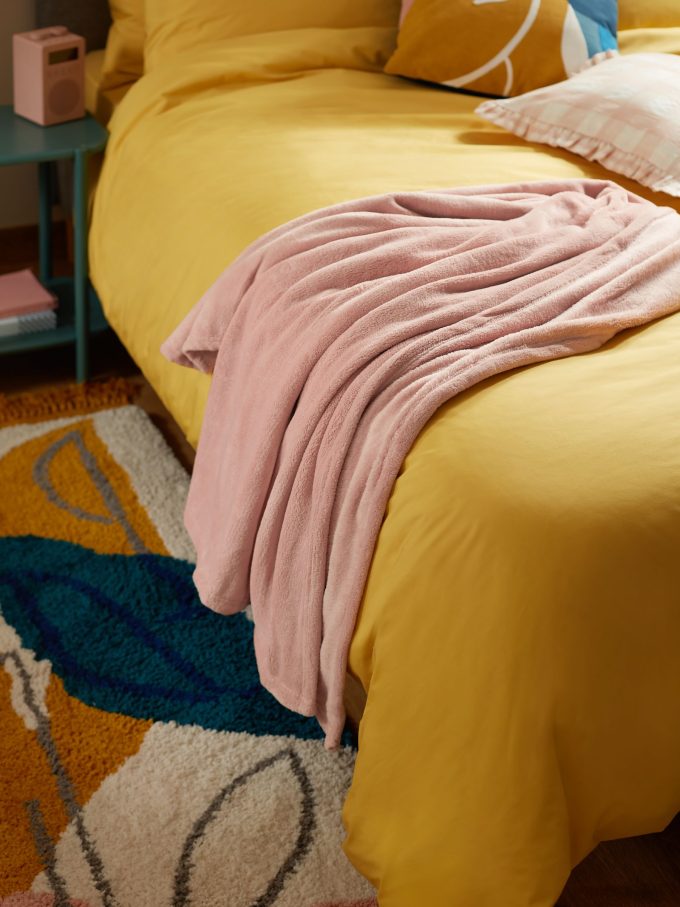 John Lewis ANYDAY Fleece Throw