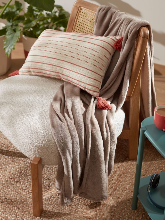 John Lewis ANYDAY Fleece Throw