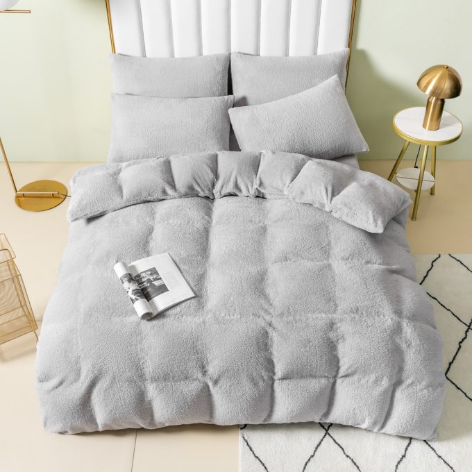 Teddy Fleece Duvet Cover set